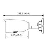 DAHUA IPC-HFW1230T1N-ZS - Camara IP Bullet de 2 Megapixeles/ Lente Motorizado de 2.8 a 12mm/ H.265+/ IR de 50 Mts/ IP67/ PoE/ Ranura para MicroSD/ DWDR/ 3D DR/ HLC/ BLC/ - SILYMX