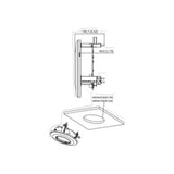 Soporte De Montaje En Techo Aplicable A Cámaras Domo DH-PFB5201C - SILYMX