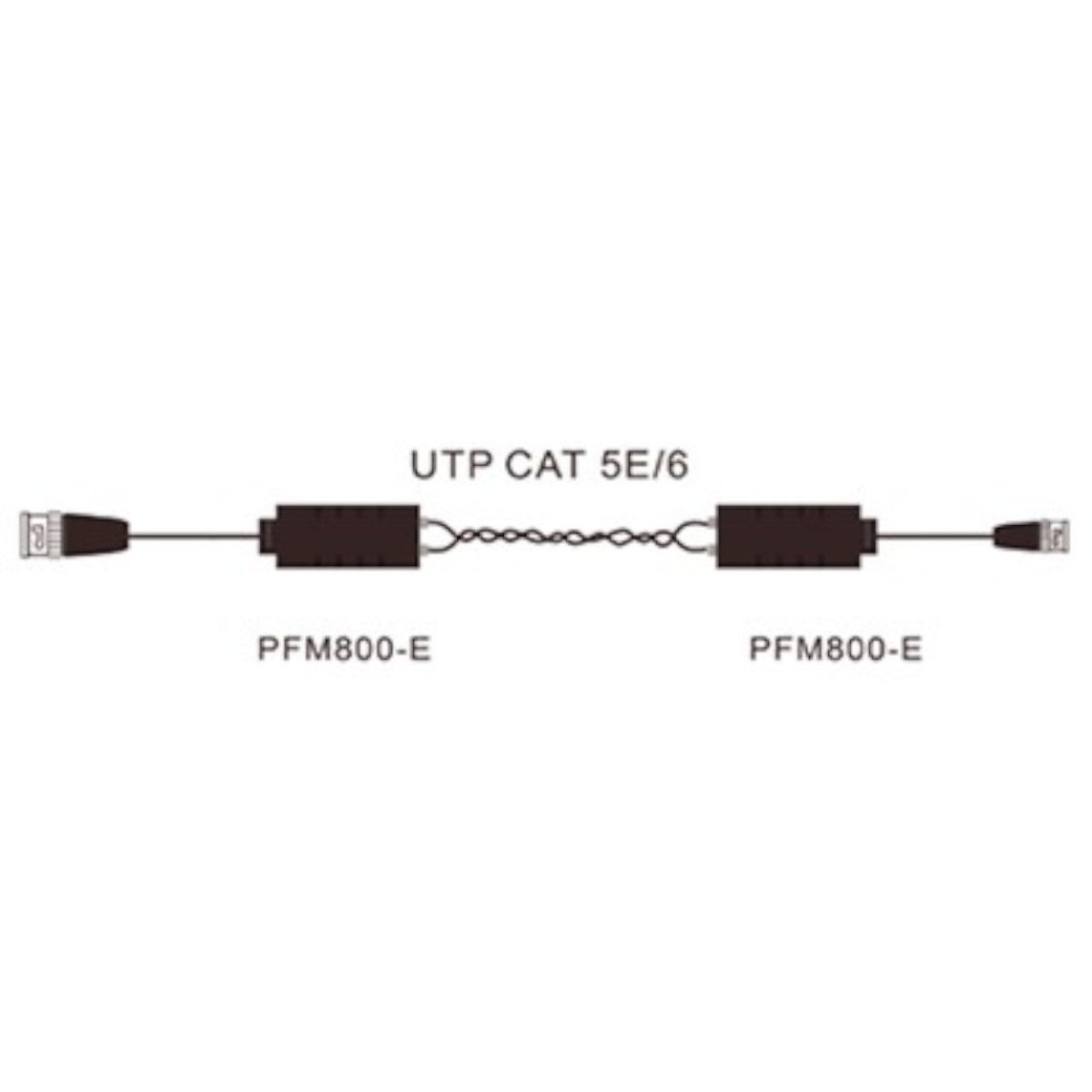 Par De Transceptores Pasivos Hdcvi Compatibles Con Ahd Tvi DH-PFM800-E - SILYMX