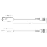 Par De Transceptores Pasivos Hdcvi Compatibles Con Ahd Tvi DH-PFM800-E - SILYMX