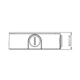 Caja de Conexiones Metálica Compatible con Domo y Bala Consulte la Selección de Accesorios Series: HAC-HDW1200123015001220SL, IPC-T1B2040 IPC-T1B20-L  HAC-HDW1801TL-A HAC-HDW1200TL-AEntre Otras Uso Interior DH-PFA13G - SILYMX