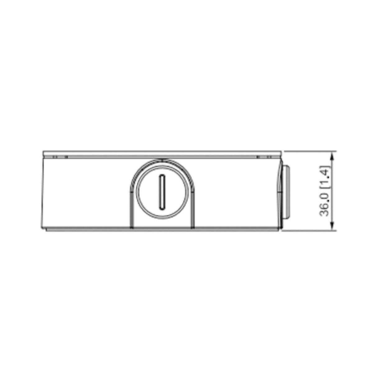 Caja de Conexiones Metálica Compatible con Domo y Bala Consulte la Selección de Accesorios Series: HAC-HDW1200123015001220SL, IPC-T1B2040 IPC-T1B20-L  HAC-HDW1801TL-A HAC-HDW1200TL-AEntre Otras Uso Interior DH-PFA13G - SILYMX