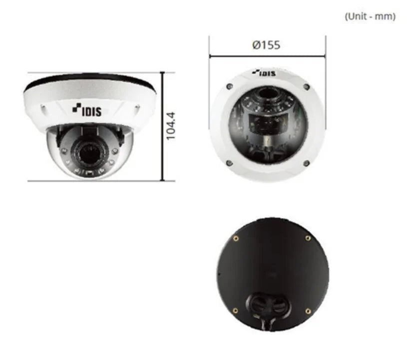 Camara Domo 5mp Lente 2.8mm Puerto Rj45 Adicional DCD4517RXP - SILYMX