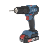 Rotomartillo Inalámbrico 20V / Motor Brushless / Broquero 1/2 in / 50 Nm Par de Apriete / 2 Baterías 2.0Ah con Cargador y Maletín