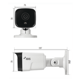 Bala Ip 8mp Lente Fijo 3.3 Mm Exterior Ip67 Entrada/salida - SILYMX