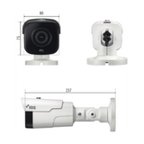 Bala IP 8 MP IK10/IP67 IR 40 M Entrada Salida de Alarma POE Audio de Dos Vias MicroSD (256 GB) DC-T4831HRX - SILYMX