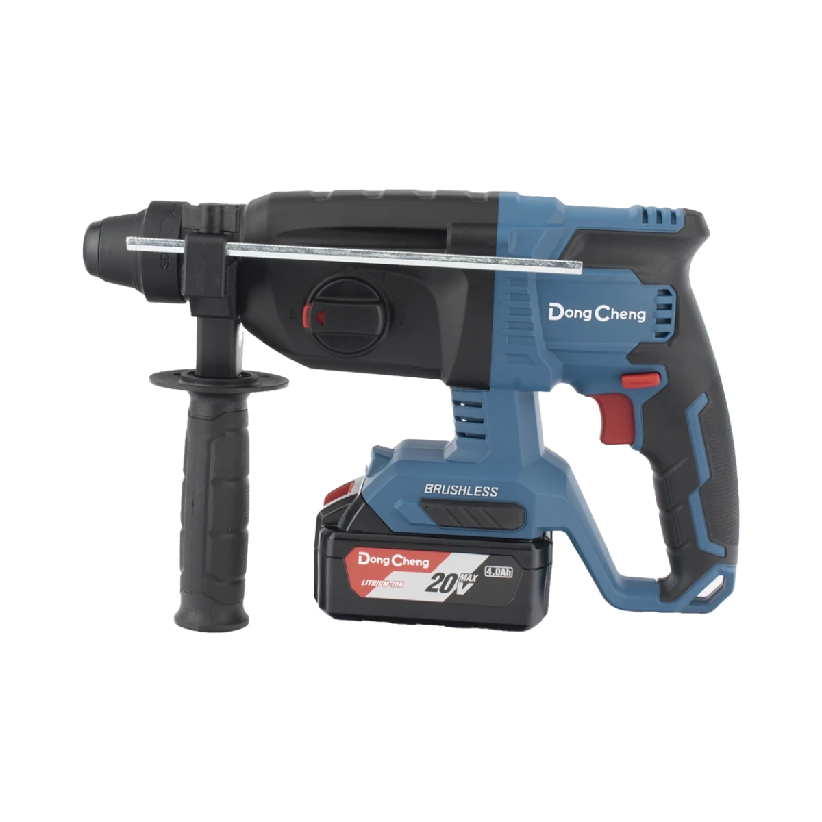 HerramientasDONGCHENGDCZ-C0424-EMMartillo Perforador Inalámbrico SDS - PLUS 20V 2.7J Motor Brushless 2 Baterías 4.0Ah DONGCHENG DCZ - C0424 - EM - SILYMX