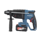 HerramientasDONGCHENGDCZ-C0424-EMMartillo Perforador Inalámbrico SDS - PLUS 20V 2.7J Motor Brushless 2 Baterías 4.0Ah DONGCHENG DCZ - C0424 - EM - SILYMX