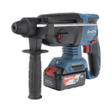 HerramientasDONGCHENGDCZ-C0424-EMMartillo Perforador Inalámbrico SDS - PLUS 20V 2.7J Motor Brushless 2 Baterías 4.0Ah DONGCHENG DCZ - C0424 - EM - SILYMX
