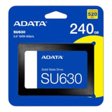 Unidad de Estado Sólido ADATA SU630 SATAIII, 240GB N.P ASU630SS-240GQ-R - SILYMX