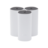 Sistema WiFi Mesh TP-Link Deco E4 AC1200 · Cobertura 260 m² · 3 Unidades · Doble Banda · Compatible con Alexa