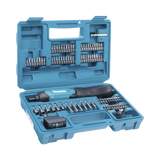 Atornillador Reversible Broquero 1/4 de 220 RPM con Cargador USB Incluye 81 Puntas DF-001-DW - SILYMX