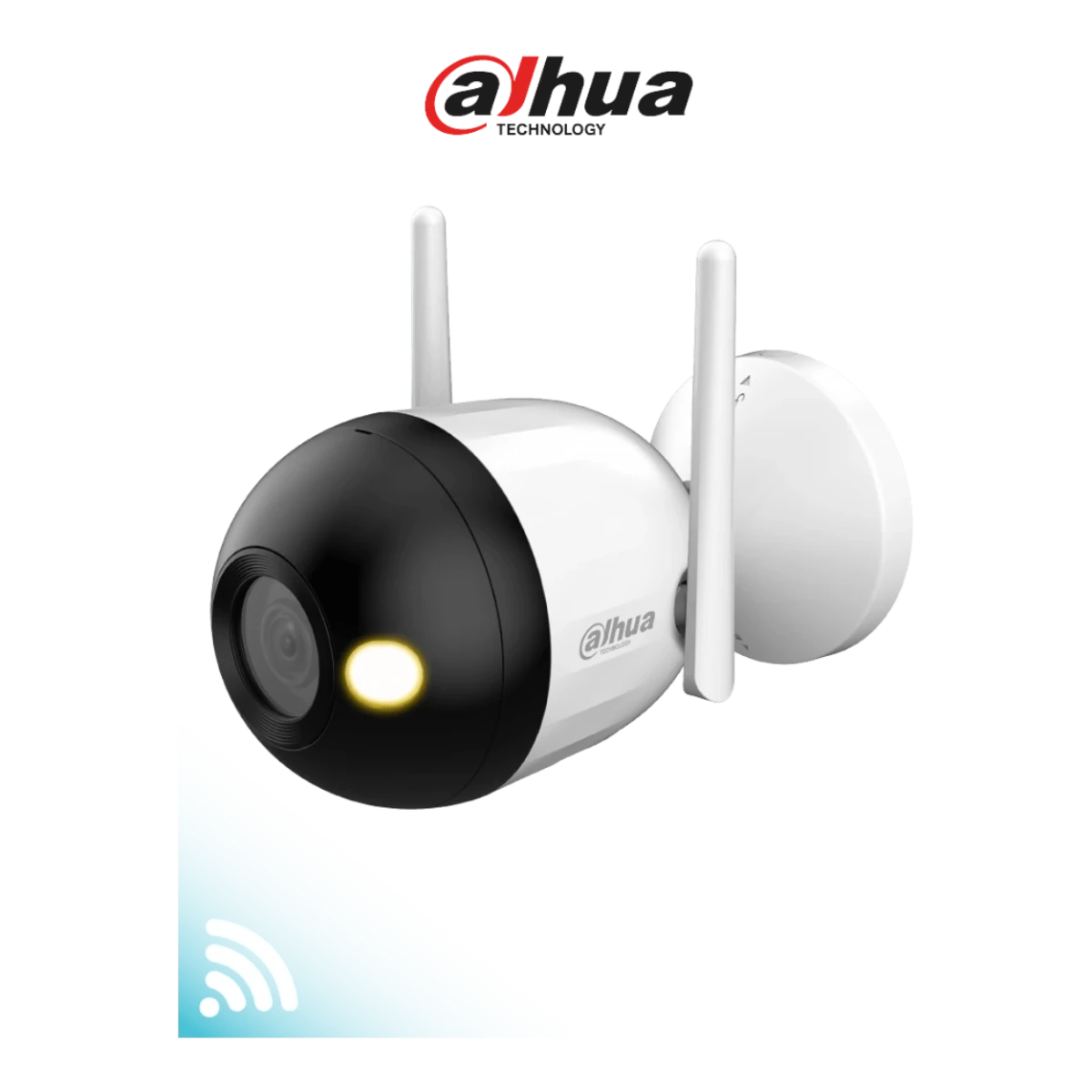 Camaras IP BalaDAHUADH-F2C-LEDCamara Bullet IP WiFi 2MP Full Color Microfono Integrado IA Deteccion Humanos Dahua DH - F2C - LED - SILYMX
