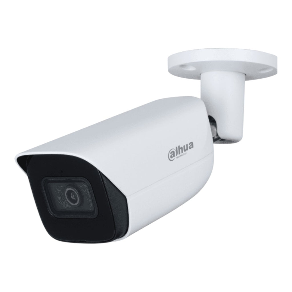 Camara IP Bullet de 4 Megapíxeles con IA WizSense Lente de 2.8mm 107 Grados de Apertura Microfono Integrado IR de 50 Metros 1 E&S de Alarmas y Audio SMD 4.0 AI SSA Ranura MicroSD IP67 PoE WDR Real DH-IPC-HFW3441E-AS-S2 - SILYMX