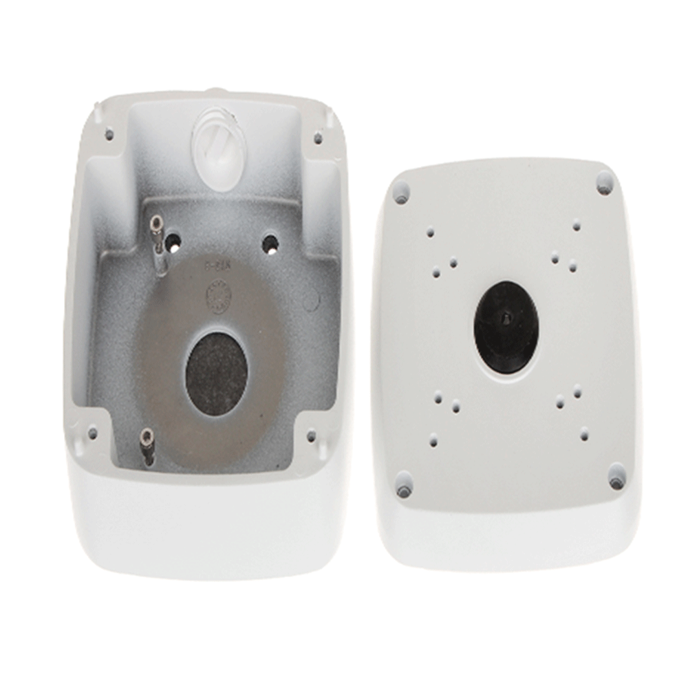 Caja de Conexiones para Exterior Dahua IP66 Diseño Estético y Profesional Aluminio Compatible con Camaras Profesionales DH-PFA121-V2 - SILYMX