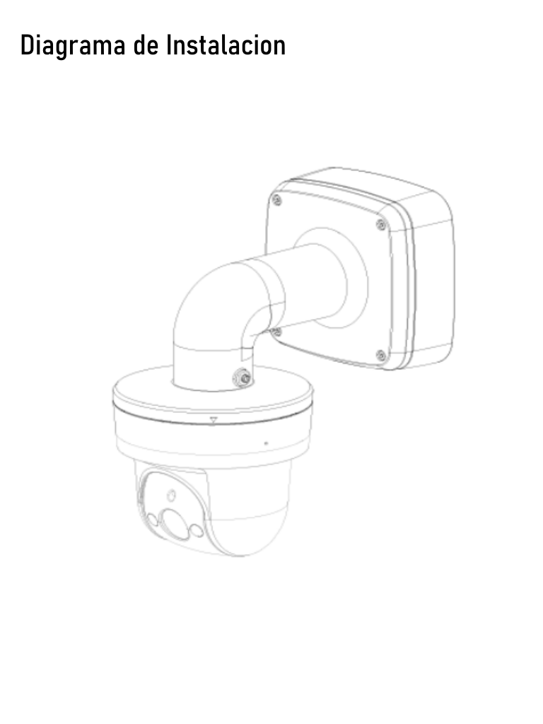 Montaje De Pared Compatible Con Adaptadores Para Camara Domo DH-PFB302S - SILYMX