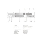 Dvr De 16 Canales 4k Wizsense 8 Bahías De Discos Duros DH-XVR5816S-4KL-I3 - SILYMX