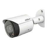 Camara Bullet IP 2 Megapixeles Iluminador Dual Inteligente+Full Color WizSense Lente de 2.8mm 107 Grados Microfono Integrado 30 Mts de IR y Luz Visible Metalica Ranura MicroSD WDR 120dB SMD Plus PoE DH-IPC-HFW2249S-S-IL - SILYMX