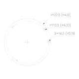 Cámara IP Antivandálica Resolución de 2 MPLente 2.8 mm 106°IR 50 mtsIA WizMindDetección FacialProtección PerimetralConteo de Personas Starlighte PoE WDR H.265 IP67 IK10 E&S AlarmaE&S Audio DH-IPC-HDBW5241RN-ASE - SILYMX