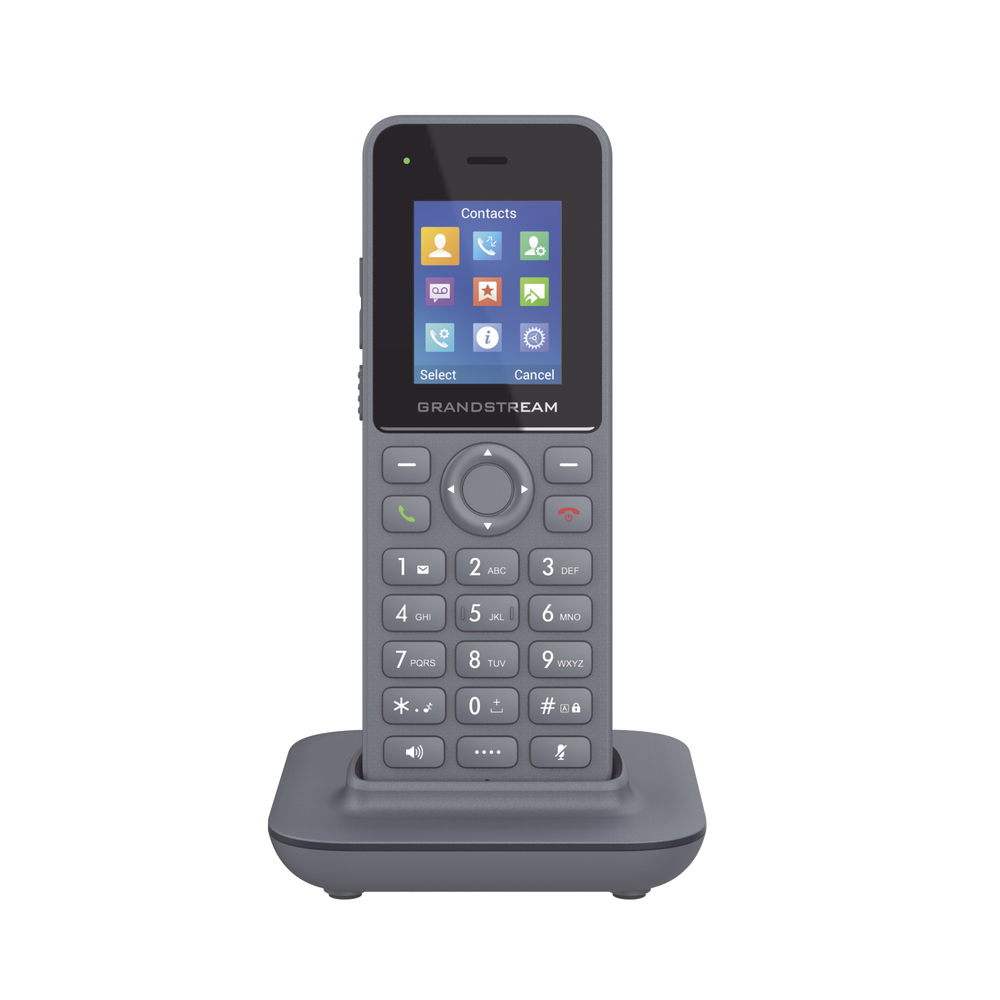 Teléfono IP GRANDSTREAM Inalámbrico DECT HD Hasta 20 cuentas SIP por sistema Conferencia de audio de 3 vías Audio HD DP725 - SILYMX