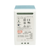 Fuente de poder MEANWELL Riel Din 24V, 100W con Cargador de Bateria DRC-100-B - SILYMX