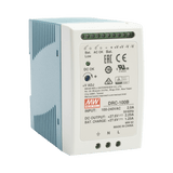 Fuente de poder MEANWELL Riel Din 24V, 100W con Cargador de Bateria DRC-100-B - SILYMX