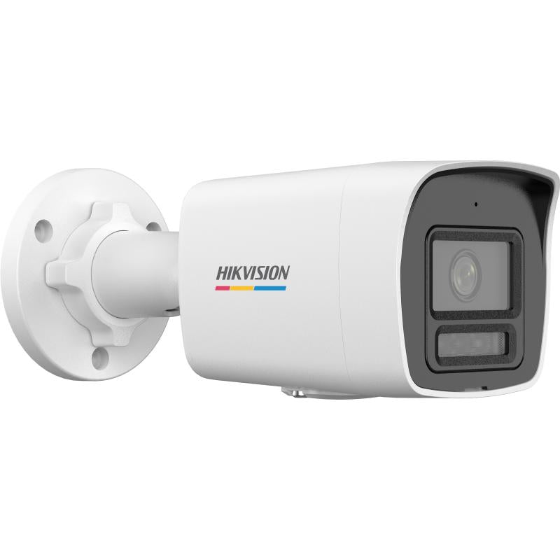 Cámara Bala IP Hikvision 6 Megapixel 2.8 mm ColorVu Micrófono Integrado ACUSENSE Exterior IP67 PoE Micro SD ONVIF DS-2CD1067G2H-LIUF - SILYMX