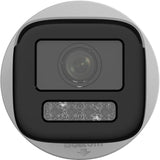 Cámara Bala IP 4 Megapíxel Lente Mot. 2.8 a 12 mm Dual Light 50 mts IR + 50 mts Luz Blanca ACUSENSE Lite Audio de Dos Vías Luz Intermitente y Alerta de Audio Exterior IP67 WDR 120 dB PoE ONVIF Micro SD DS-2CD1643G2-LIZSU/SL - SILYMX