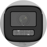Cámara Bala IP 4MP Lente Motorizado 2.8-12mm Dual Light 50m IR+Blanca AcuSense Lite Micrófono IP67 WDR 120dB PoE Hikvision DS-2CD1643G3-LIZSU