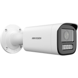 Cámara Bala IP 4MP Lente Motorizado 2.8-12mm Dual Light 50m IR+Blanca AcuSense Lite Micrófono IP67 WDR 120dB PoE Hikvision DS-2CD1643G3-LIZSU
