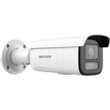 Cámara Dual Light + 2 Micrófonos Integrados Bala IP 4 Megapixel Lente 4 mm 80 mts IR + 80 mts Luz Blanca ACUSENSE Exterior IP67 IK10 WDR 120 dB PoE Micro SD ONVIF ACUSEARCHDS-2CD2T43G2-4LI2U - SILYMX