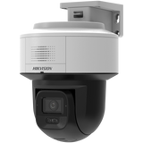 Camara PTZ IP TandemVu 4MP Dual Light IR 40m Luz Blanca 30m Zoom 4X AcuSense Audio Bidireccional PoE+ IP66 Hikvision DS-2DE2C404MWG1-E