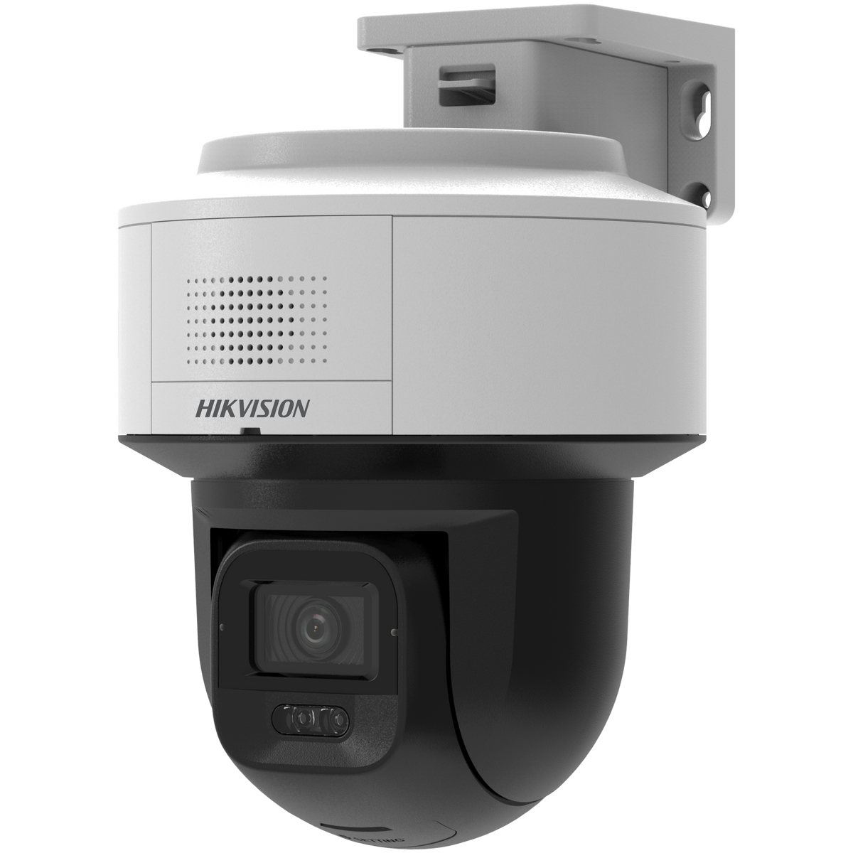 Camara PTZ IP TandemVu 4MP Dual Light IR 40m Luz Blanca 30m Zoom 4X AcuSense Audio Bidireccional PoE+ IP66 Hikvision DS-2DE2C404MWG1-E