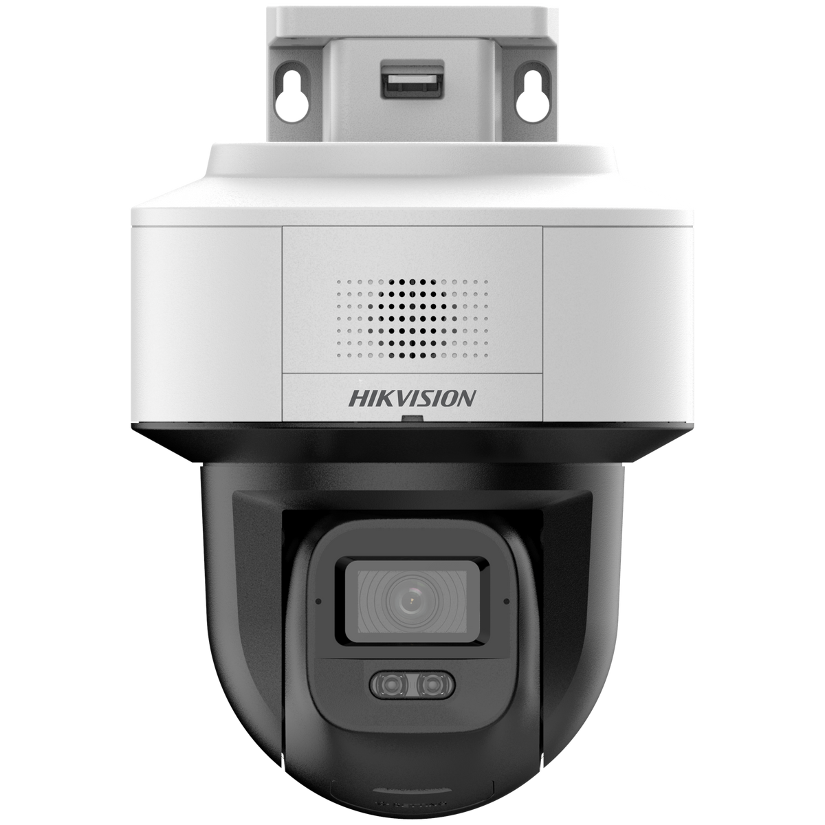 Camara PTZ IP TandemVu 4MP Dual Light IR 40m Luz Blanca 30m Zoom 4X AcuSense Audio Bidireccional PoE+ IP66 Hikvision DS-2DE2C404MWG1-E