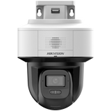 Camara PTZ IP TandemVu 4MP Dual Light IR 40m Luz Blanca 30m Zoom 4X AcuSense Audio Bidireccional PoE+ IP66 Hikvision DS-2DE2C404MWG1-E