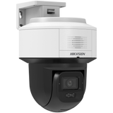 Camara PTZ IP TandemVu 4MP Dual Light IR 40m Luz Blanca 30m Zoom 4X AcuSense Audio Bidireccional PoE+ IP66 Hikvision DS-2DE2C404MWG1-E