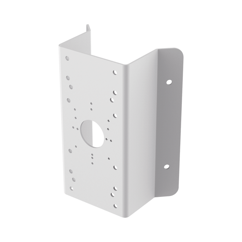 Montaje de Esquina para PTZ TURBOHD o IP Uso en Exterior Material de Acero de Carbono Color Blanco DS-1276ZJ - SILYMX