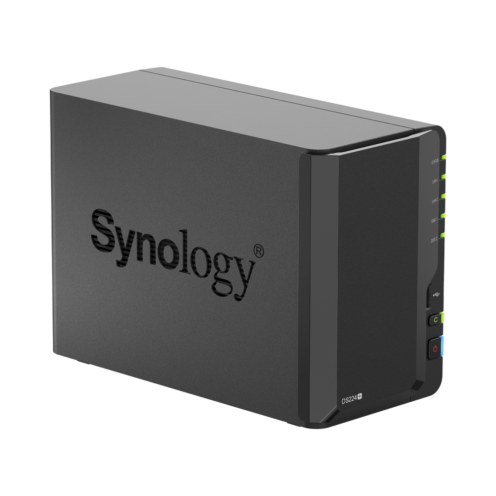 Servidor NAS SYNOLOGY de 2 Bahías Servicio Nube Gratis (P2P) Administración Remota y Respaldo Programado DS224PLUS - SILYMX