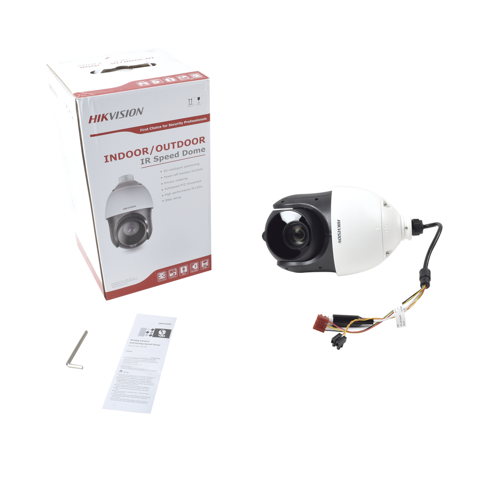 Cámara Domo PTZ TurboHD 2 Megapixel (1080P)  15X Zoom  100 mts IR EXIR Exterior IP66 WDR 120 dB  RS-485 Ultra Baja Iluminación DS-2AE4215TI-D(E) - SILYMX