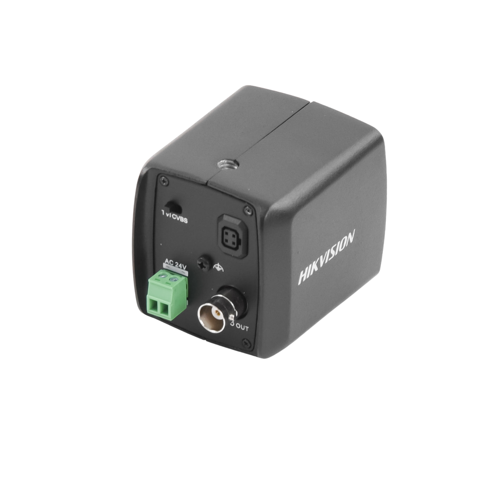 Cámara Tipo Box (Profesional) TURBOHD 2 Mpx (1080p)  Diseño Compacto  Ultra Baja Iluminación WDR Real 120 dB 4 Tecnologías (TVI AHD CVI CVBS) DS-2CC12D8T-AMM - SILYMX