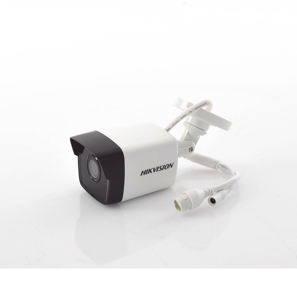 Cámara Bala IP 4 Megapixel Lente 2.8 mm 30 mts IR WDR 120 dB Exterior IP67 Hik-Connect P2P H.265+ PoE ONVIF DS-2CD1043G0-I(C) - SILYMX