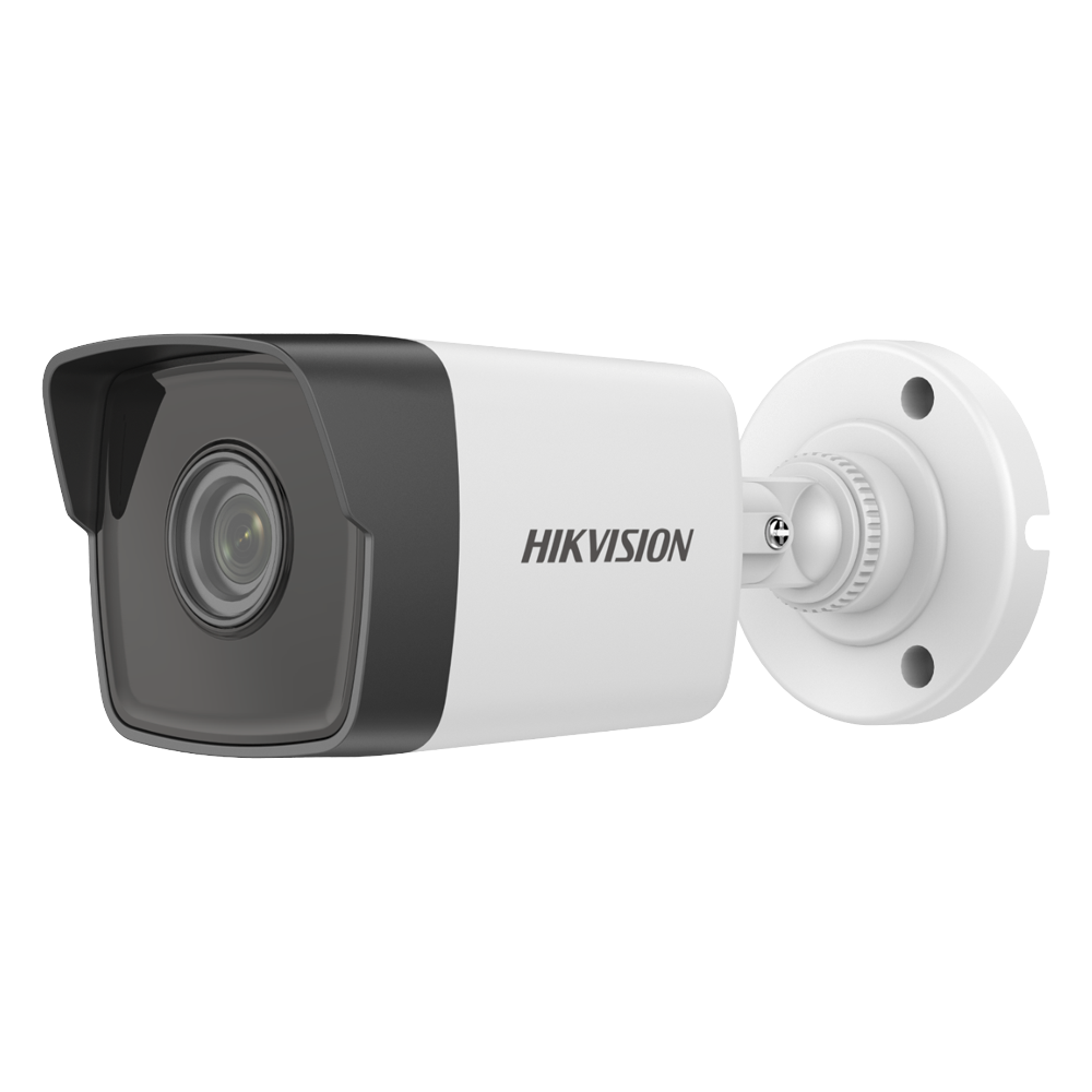 Cámara Bala IP 4 Megapixel Lente 2.8 mm 30 mts IR WDR 120 dB Exterior IP67 Hik-Connect P2P H.265+ PoE ONVIF DS-2CD1043G0-I(C) - SILYMX