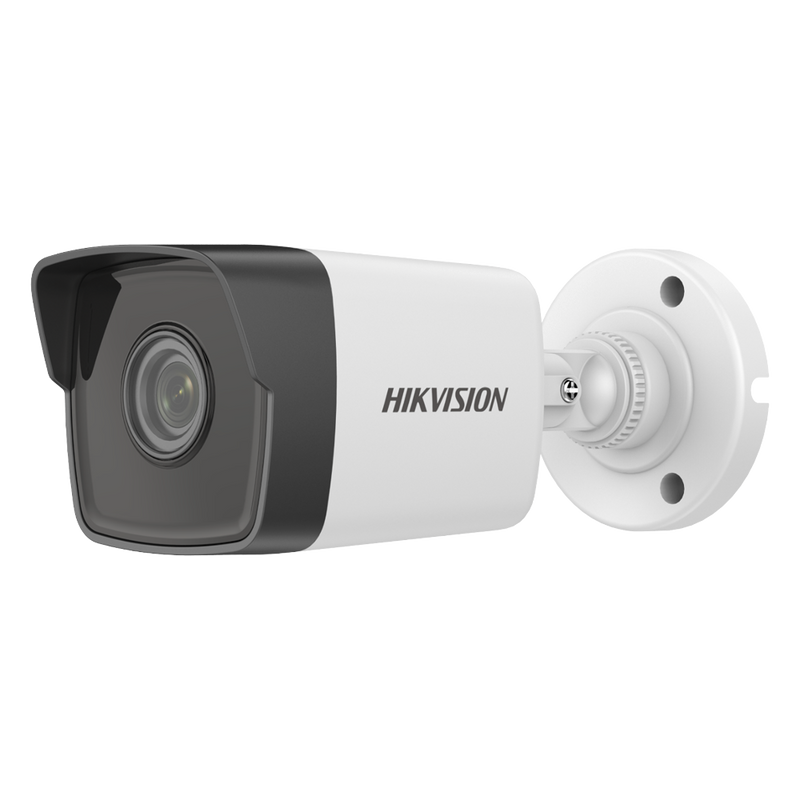 Cámara Bala IP 4 Megapixel Lente 2.8 mm 30 mts IR WDR 120 dB Exterior IP67 Hik-Connect P2P H.265+ PoE ONVIF DS-2CD1043G0-I(C) - SILYMX