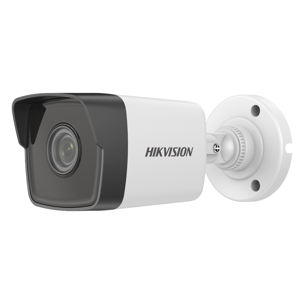 Cámara Bala IP 4 Megapixel Lente 2.8 mm 30 mts IR WDR 120 dB Exterior IP67 Hik-Connect P2P H.265+ PoE ONVIF DS-2CD1043G0-I(C) - SILYMX