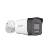 Cámara PROTECCIÓN ACTIVA Bala IP 4 Megapixel Lente 2.8 mm Dual Light 30 mts IR + 20 mts Luz Blanca Audio de Dos Vías Luz Intermitente y Alerta de Audio Micrófono Integrado ACUSENSE Lite Exterior IP67 H.265 PoE ONVIF DS-2CD1043G2-LIUF/SL - SILYMX