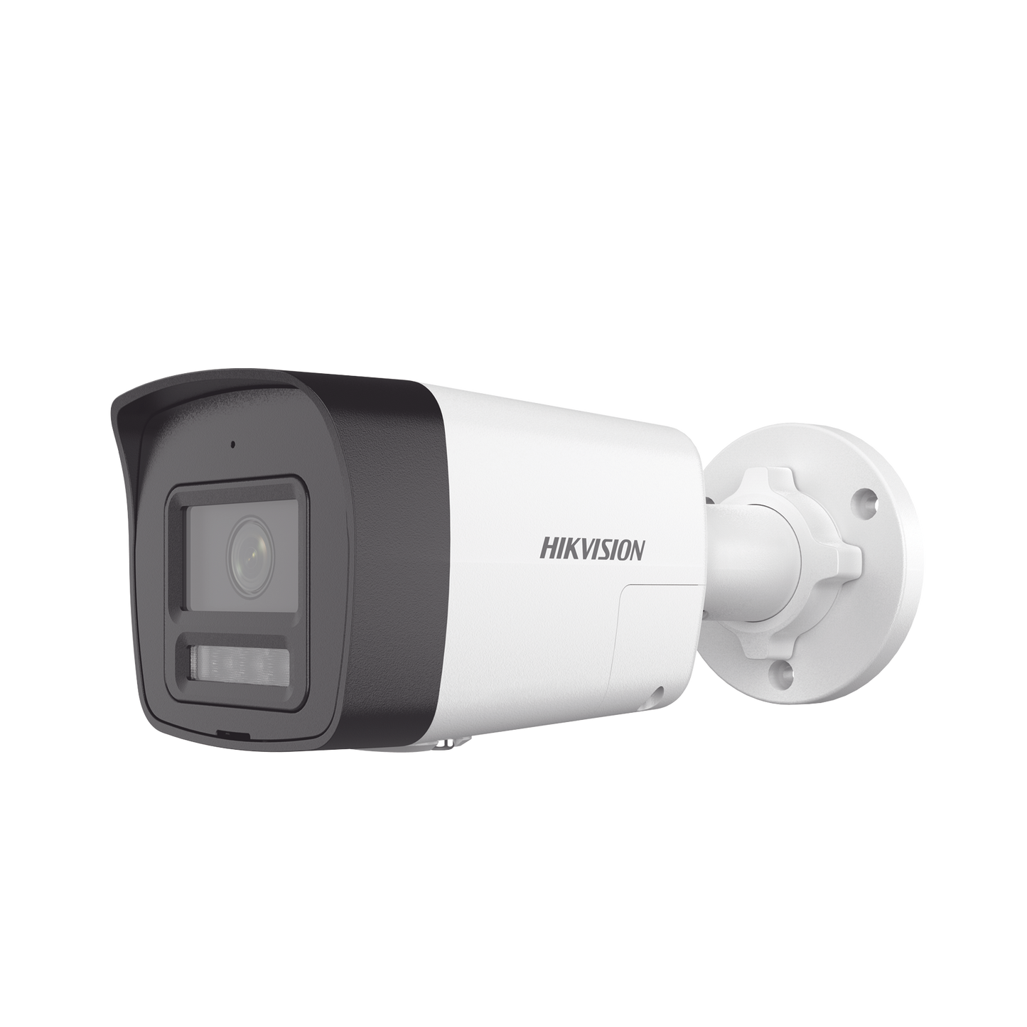 Cámara PROTECCIÓN ACTIVA Bala IP 4 Megapixel Lente 2.8 mm Dual Light 30 mts IR + 20 mts Luz Blanca Audio de Dos Vías Luz Intermitente y Alerta de Audio Micrófono Integrado ACUSENSE Lite Exterior IP67 H.265 PoE ONVIF DS-2CD1043G2-LIUF/SL - SILYMX