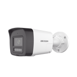 Cámara PROTECCIÓN ACTIVA Bala IP 4 Megapixel Lente 2.8 mm Dual Light 30 mts IR + 20 mts Luz Blanca Audio de Dos Vías Luz Intermitente y Alerta de Audio Micrófono Integrado ACUSENSE Lite Exterior IP67 H.265 PoE ONVIF DS-2CD1043G2-LIUF/SL - SILYMX