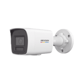 Dual Light + ColorVu Bala IP 4 Megapixel Lente 2.8 mm 30 mts IR + 30 mts Luz Blanca Micrófono Integrado ACUSENSE Lite Exterior IP67 WDR 120 dB PoE Micro SD ONVIF DS-2CD1047G2H-LIUF - SILYMX