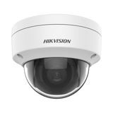 Cámara Domo IP Hikvision 4 Megapixel Lente 2.8 mm 30 mts IR WDR 120 dB Exterior IP67 Hik-Connect P2P H.265+ PoE ONVIF DS-2CD1143G0-I(C) - SILYMX