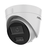 Dual Light Turret IP 2 Megapixel Lente 2.8 mm 30 mts IR + 30 mts Luz Blanca Micrófono Integrado ACUSENSE Lite Exterior IP67 H.265 PoE ONVIF DS-2CD1323G2-LIU - SILYMX
